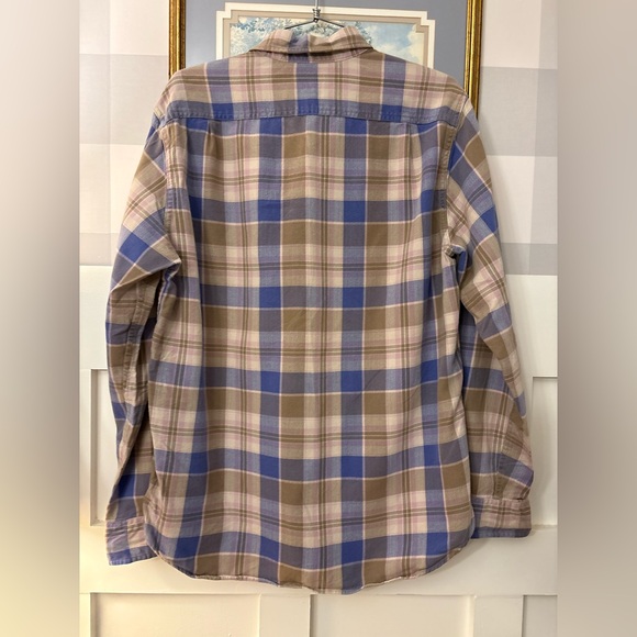L.L. Bean Multicolor Plaid Shirt Size Medium - Picture 3 of 7